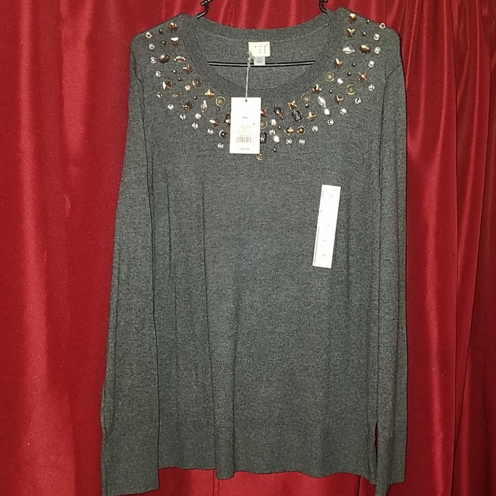 Lightweight Embellished Sweater